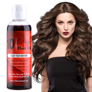 10 days ayurvedic hair oil